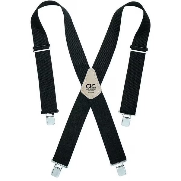 Tool Works Series Work Suspender, Nylon, Black, Black, Nylon, Clc Work Gear, Mfr#: 110BLK